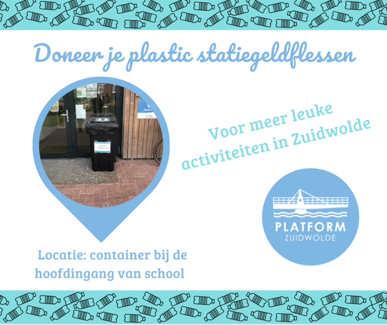 Inzameling statiegeldflessen voor leuke dorpsactiviteiten