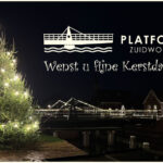 Platform Zuidwolde voorziet brug van Kerstverlichting!