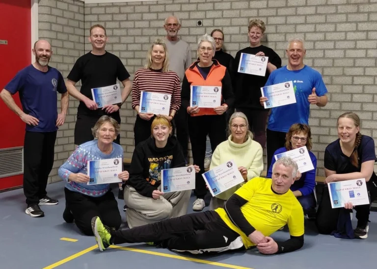 Geslaagde afsluiting zelfverdediging